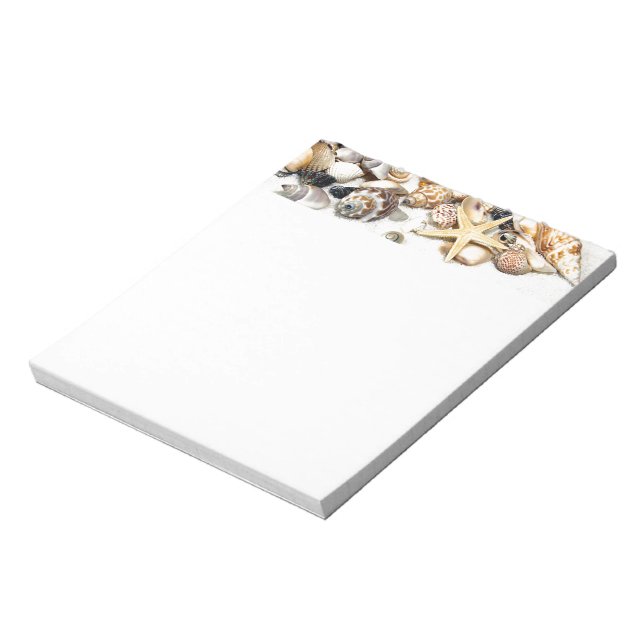 Seashells Notepad Notizblock (Rotiert)