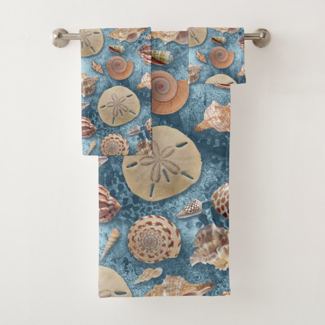 Seashells Sammlung Badhandtuch Set (Insitu)