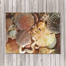 Seashells Sand Dollar Beach Theme Fußmatte