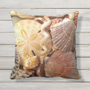 Seashells-Sand-Dollar-Strand-Thema Kissen