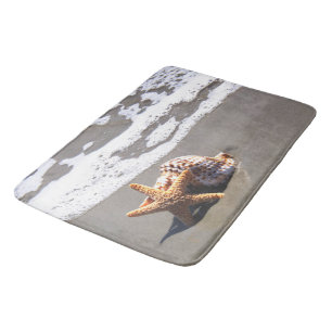 Seashells, Strand, Ozean, Bad, Zuhause-Wolldecke Badematte