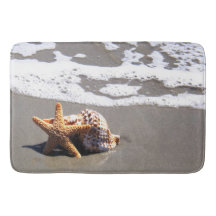 Seashells, Strand, Ozean, Bad, Zuhause-Wolldecke