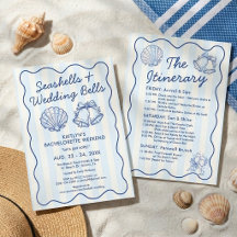Seashells & Wedding Bells Bachelorette Itinerary