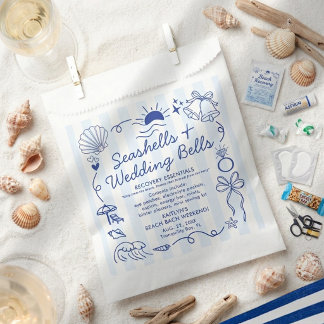 Seashells & Wedding Bells Beach Party Recovery Kit Geschenktütchen