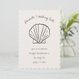 Seashells & Wedding Bells - Einladung