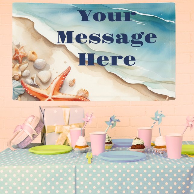 Seashore Bliss Beach Party Banner (Von Creator hochgeladen)