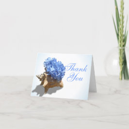 Seashore Blue Hydrangeas Vielen Dank Dankeskarte