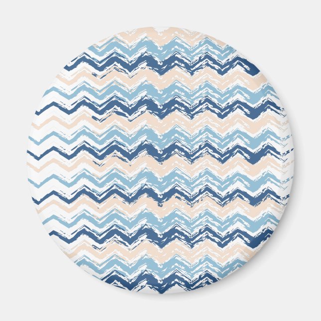 Seashore Scribble ZigZag Magnet (Vorne)