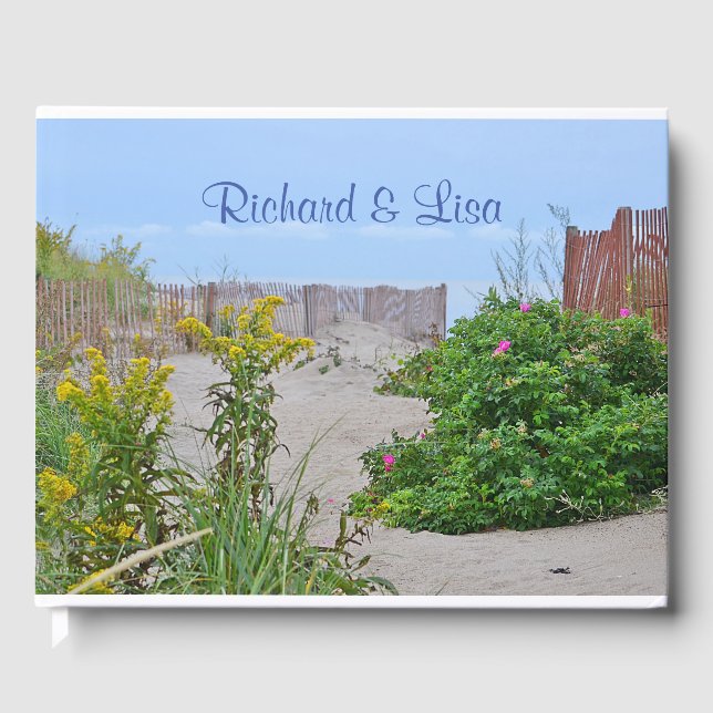 Seashore Theme Gästebuch (Vorderseite)