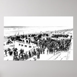 Seaside Beach and Promenade Photograph 2 Poster