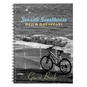 Seaside Guesthouse bed Breakfast Guest Book Notizblock
