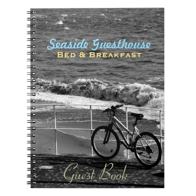Seaside Guesthouse bed Breakfast Guest Book Notizblock (Vorderseite)