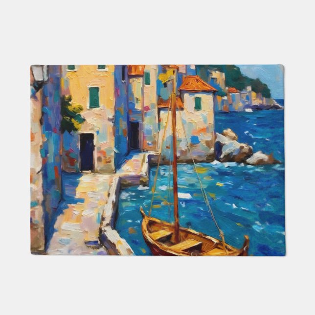 Seaside in Europe Fußmatte (Vorderseite)