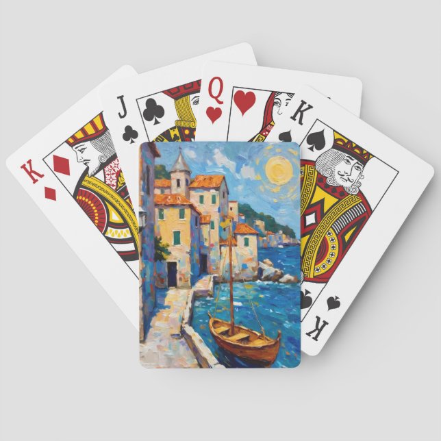 Seaside in Europe Spielkarten (Rückseite)