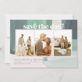 Seaside Ocean Glass | 3 FOTO SAVE THE DATE