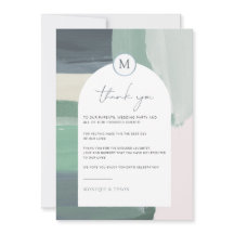 Seaside Ocean Glass | Hochzeitskarte Dankeschön Ka