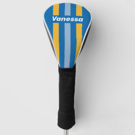 Seaside Pin Stripes with Name Golf Headcover