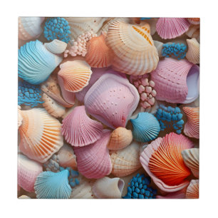 Seaside Seashells Keramik Tile Fliese