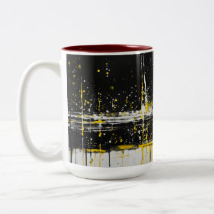 "Seaside Serenity : Mug à deux tons avec Beach-Ins