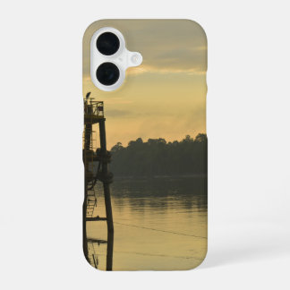 Seaside Serenity Print Cut Sew - Sonnenuntergangsm iPhone 16 Hülle