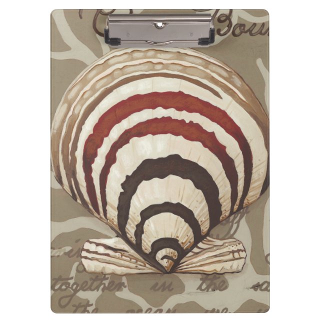 Seaside Sonnet II Klemmbrett (Vorderseite)