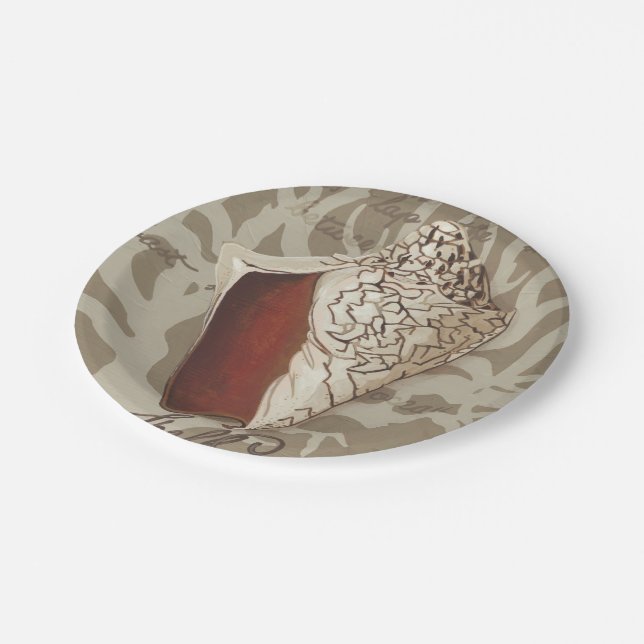 Seaside Sonnet IV Pappteller (Schrägansicht)