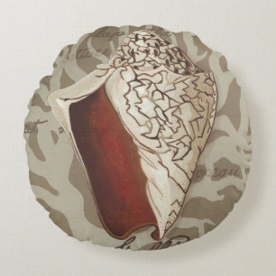 Seaside Sonnet IV Rundes Kissen