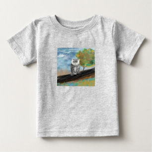 Seasonal Owl Print Baby T-shirt