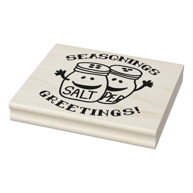 Seasonings Greetings | Salz und Pfeffer Gummistempel (Stempel)