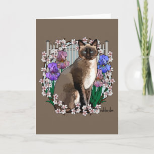 Seasons Cats - Frühjahrsgarten Karte
