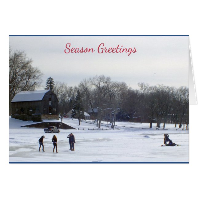 Seasons Greetings Holiday Fun  (Vorderseite (Horizontal))