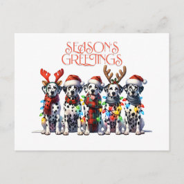 SEASON'S GREETINGS Postcard Feiertagspostkarte