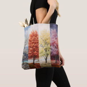 Seasons Weather Tree Colors Tasche