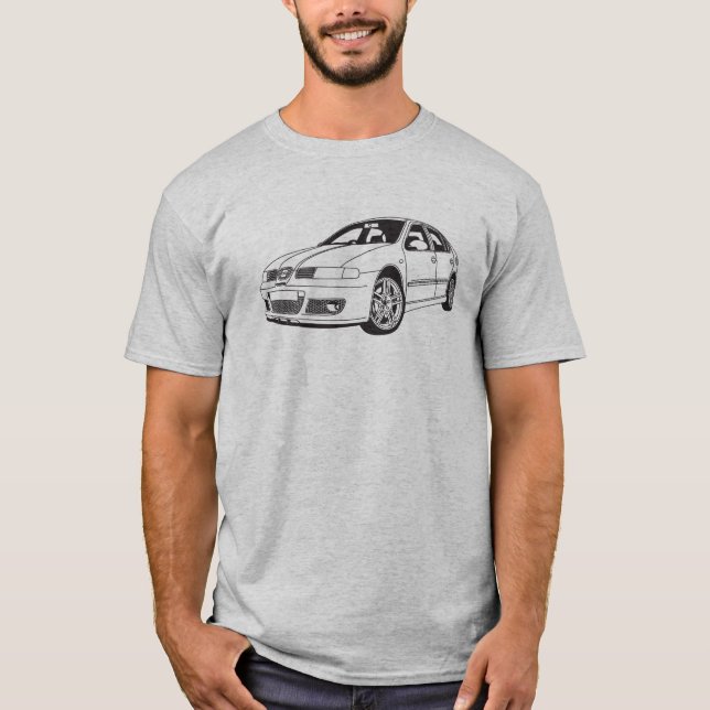 Seat Léon Cupra a inspiré le T-shirt (Devant)
