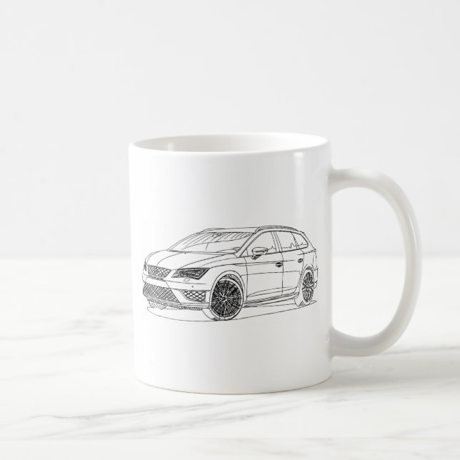 Seat LeonST Cupra 2015 Kaffeetasse (Rechts)