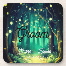 Seating Name Tag Wedding Getränkeuntersetzer