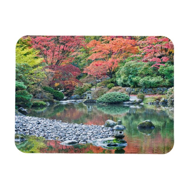 Seattle, Arboretum Japanese Garden Magnet (Horizontal)