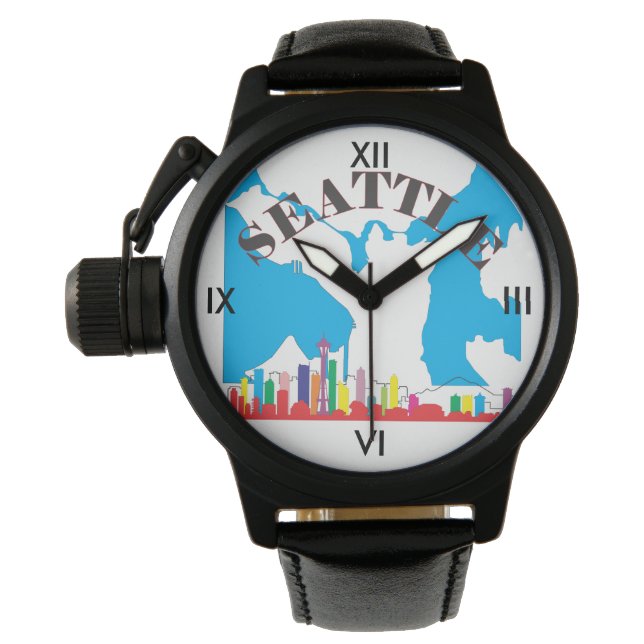 Seattle Armbanduhr (Vorderseite)