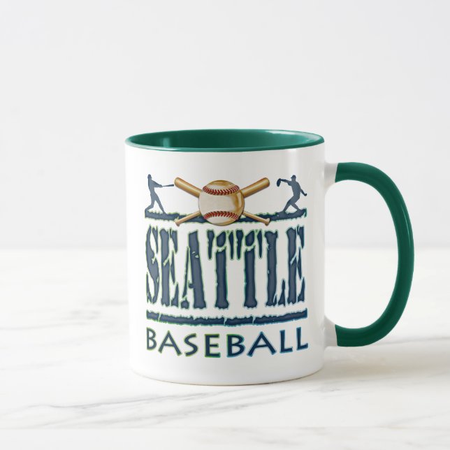 Seattle-Baseball Tasse (Rechts)