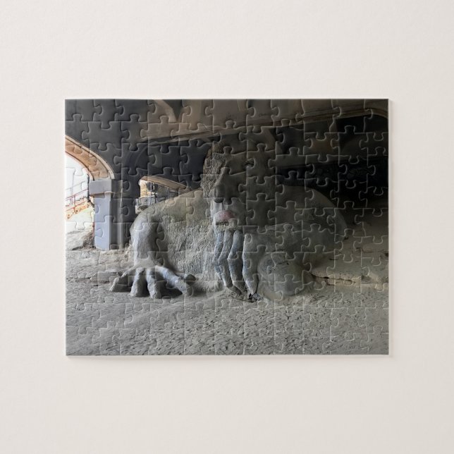 Seattle Fremont Troll #1 Jigsaw Puzzle (Horizontal)
