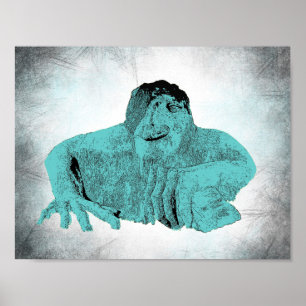 Seattle Fremont Troll Poster (in verschiedenen Grö