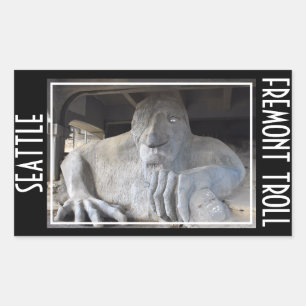 Seattle Fremont Troll Sticker