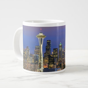 Seattle gesehen von Kerry-Park in der Königin Ann Jumbo-Tasse