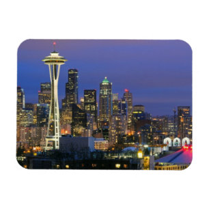 Seattle gesehen von Kerry-Park in der Königin Ann Magnet