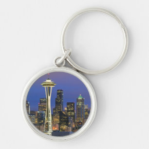 Seattle gesehen von Kerry-Park in der Königin Ann Schlüsselanhänger
