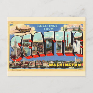 Seattle Greeting Postkarte