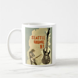 Seattle Grunge Music 1991 Kaffeetasse