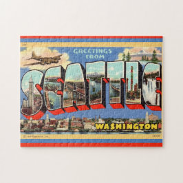 Seattle Grüße 11x14