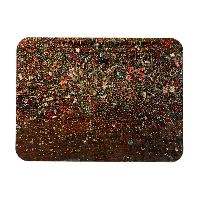 Seattle Gum Wall #2 Magnet (Horizontal)