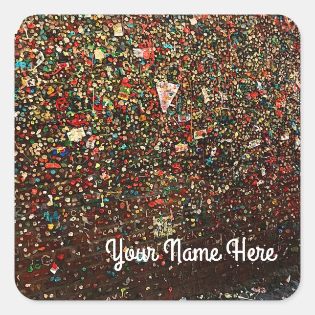 Seattle Gum Wall #3 Stickers (Vorderseite)